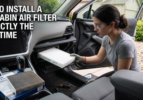 How to Install a New Cabin Air Filter Correctly the First Time